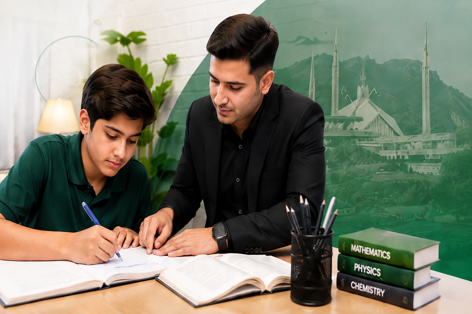 Home tutor teaching student in Islamabad