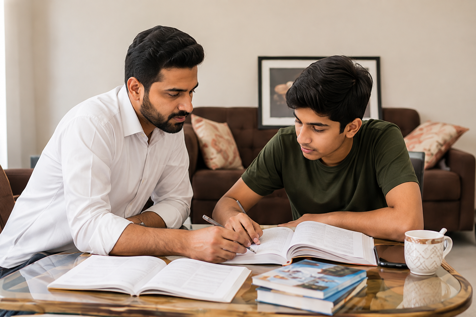 Home Tutor teaching a student in Gujar Khan
